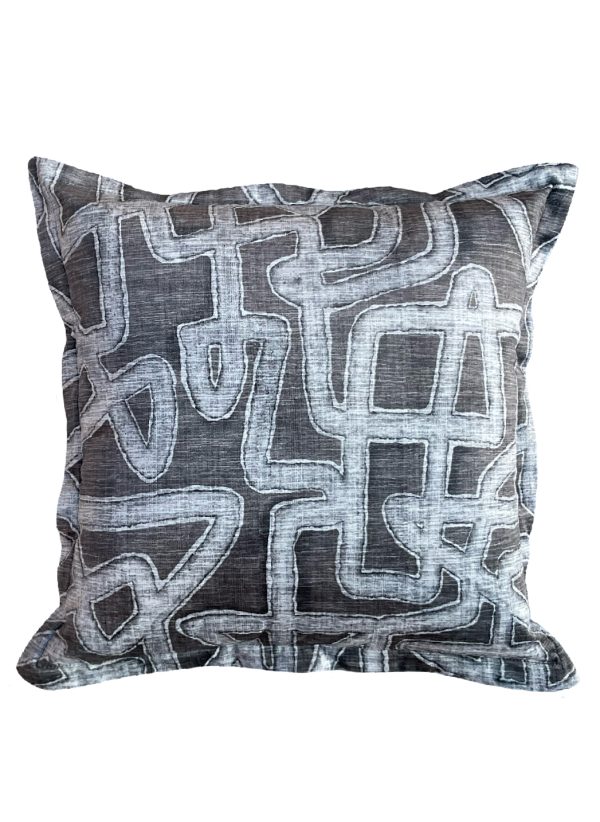 Modern Charcoal Pillow