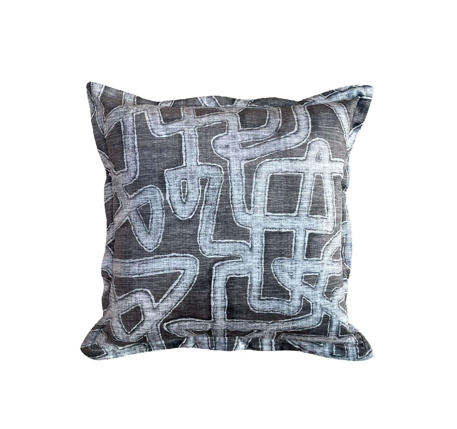 Modern Charcoal Pillow