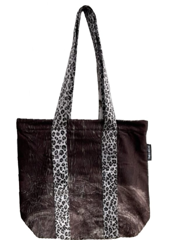 Brown Leopard Tote