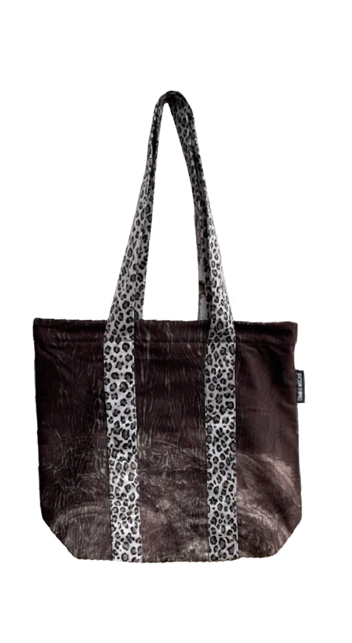 Brown Leopard Tote