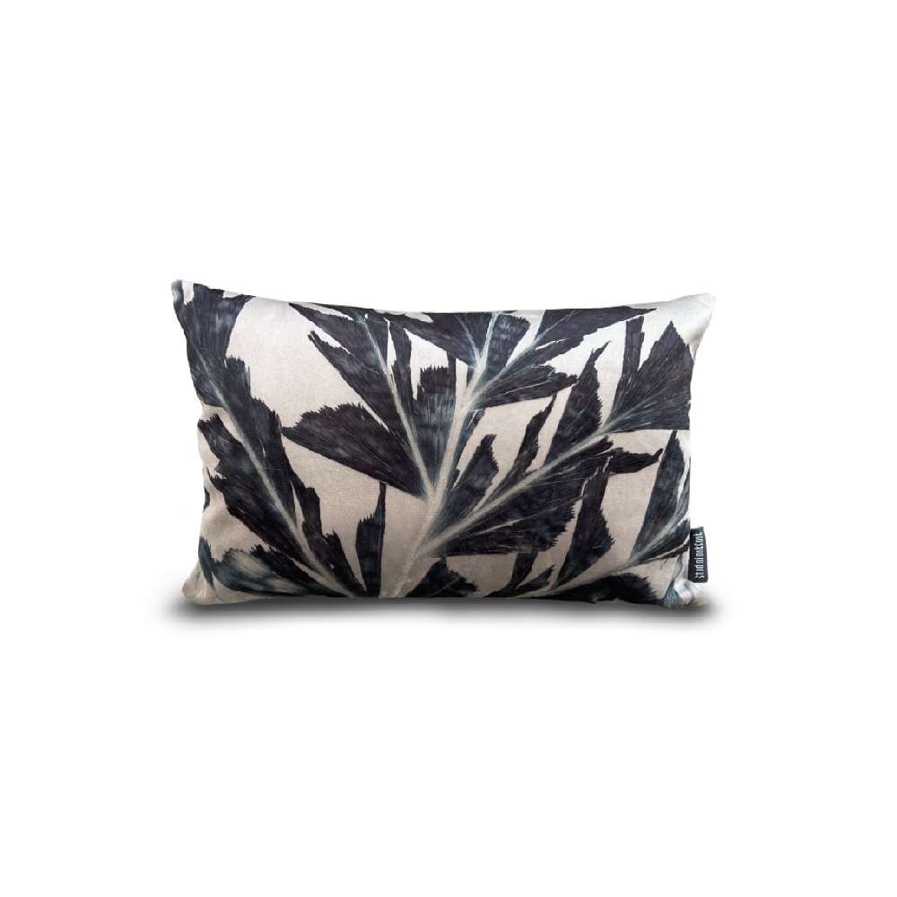 Gold Palm Signature Velvet Pillow