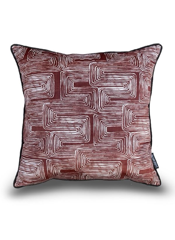 Terracotta Velvet Pillow