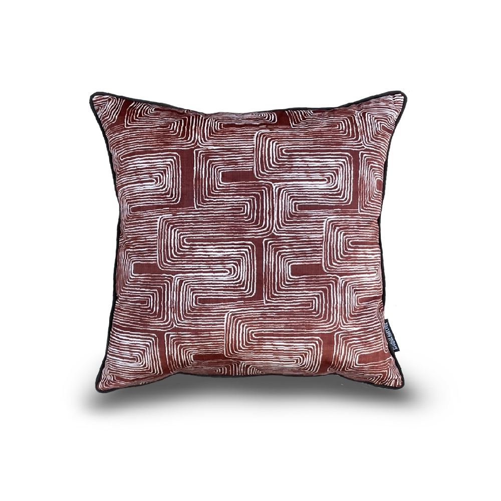 Terracotta Velvet Pillow