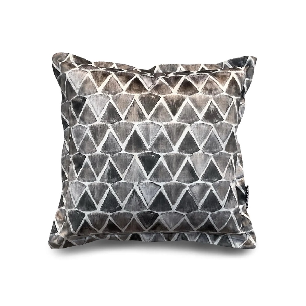 Charcoal Modern Velvet Pillow
