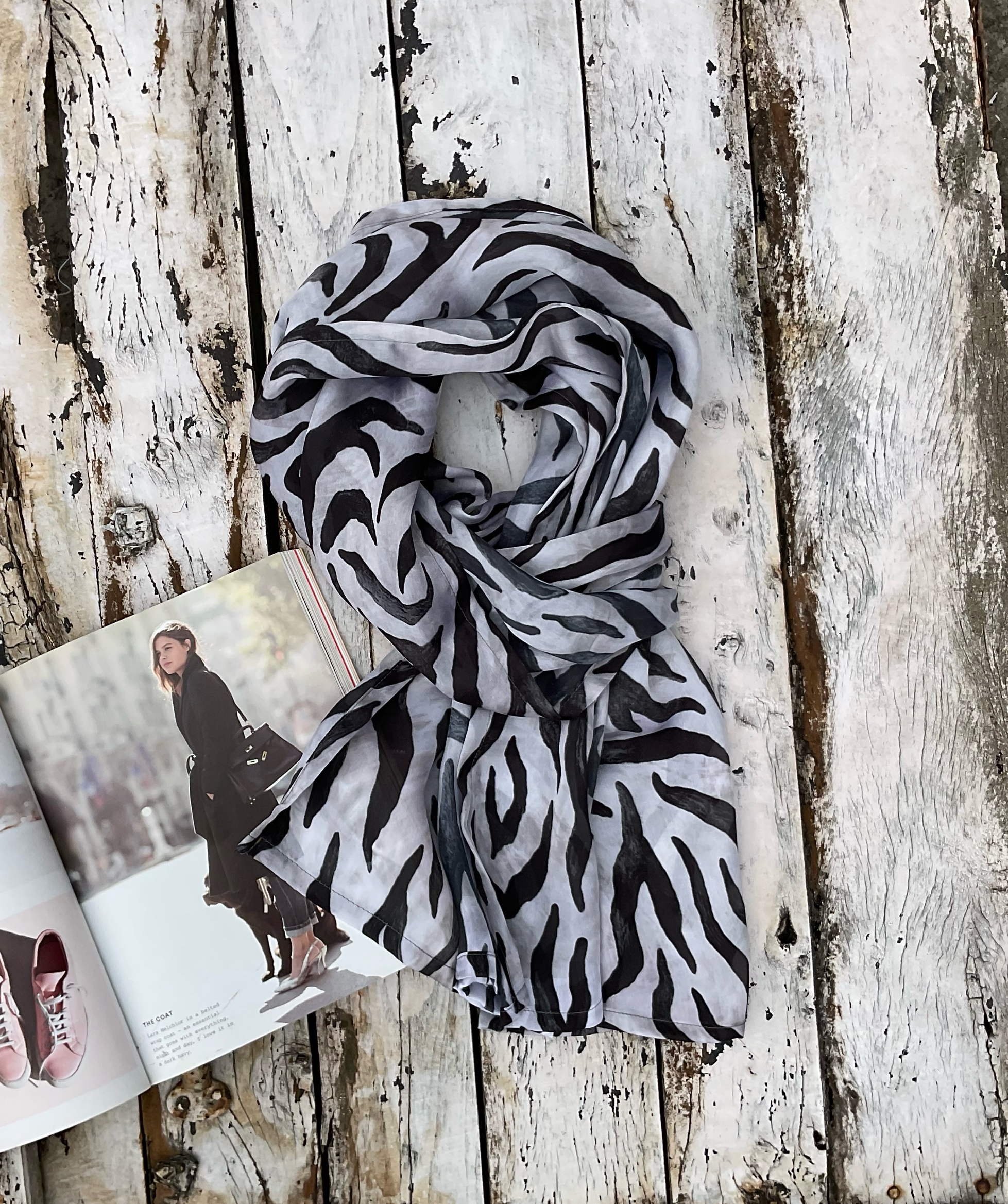 Beautiful Zebra Scarf
